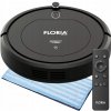Robotický vysávač Floria HEPA+ 80 MIN. DIAĽKOVÉ OVLÁDANIE 100 M2 čierny