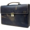 Pánska vyťahovacia kožená aktovka Blázek&Anni, aktovka 38x26 cm