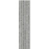 Akustické dekoračné panely, loft 3D lamely na sivom filcovom podklade, rozmer 270 x 40 cm, IMPOL TRADE