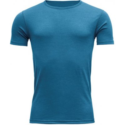 Devold Breeze Merino 150 T-Shirt Man blue melange - S