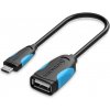 Vention Dátový kábel USB2.0 -> microUSB OTG Cable 0.25m