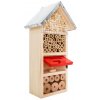 PetBuddy domček trojposchodový, hotel pre hmyz, 13 x 8.5 x 26 cm, borovicové drevo
