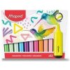 Zvýrazňovač Maped Fluo Peps súprava 12 ks