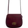 Gregorio kožená elegantná crossbody kabelka Bordová
