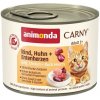 ANM ANIMONDA Carny Adult Beef, chicken and duck hearts - mokré krmivo pre mačky - 200g