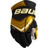 Hokejové rukavice Bauer Vapor FLYLITE Black/Gold Junior 10 palcov