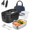 ELEKTRICKÝ LUNCH BOX OBEDOVÝ TERMOBOX OHRIEVAČ 1.5L DO KANCELÁRIE AUTA + TAŠKA