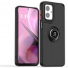 Kryt Motorola Moto G55 Q Shadow čierny s červenými tlačítkami