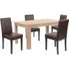 Leon 4+1 jedálenský set dub sonoma hnedý