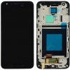 LG Nexus 5X čierny OEM LCD displej s dotykovým panelom a predným rámom