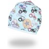 Little Angel Čiapka podšitá Outlast® Traktor/zv. mentolová Veľ. 3 (42-44 cm)