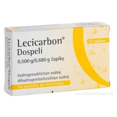 Lecicarbon Dospelí sup 0,500 g/0,680 g (blis.PVC/PE) 1x10 ks