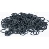 BIFULL gumičky do vlasov priemer 15 mm čierne 300 ks