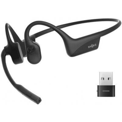 Bezdrôtové slúchadlá Shokz OpenComm2 UC Wireless Headset USB-A (C110-AA-BK-EN)