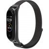 Remienok Nylon Strap Xiaomi Mi Band 5 / 6 / 7 Black (05)