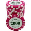Kusový žetón na poker Las Vegas Pokerclub 2000