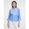 Svetlomodrá dámska blúzka s ozdobnými detailmi ORSAY 38