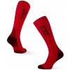 Kompresné podkolienky Zulu Run Compression M Veľkosť ponožiek: 40-41 / Farba: červená/čierna