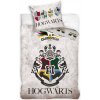 Carbotex · Bavlnené posteľné obliečky Harry Potter - motív Metlobalové tímy - 100% bavlna - 70 x 90 cm + 140 x 200 cm