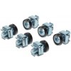 PremiumCord Sada montážní do racku ,50x šroub M6, 50x nut, 50x plastová podložka ZZ-SCREW02