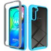 Obojstranný Gumený kryt na Motorola Moto G8 Power - modrá