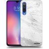 Picasee silikónový čierny obal pre Xiaomi Mi 9 SE - White marble