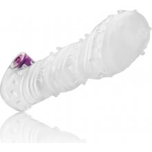 Ohmama Textured Penis Sleeve With Vibrating Bullet