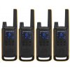 Motorola TLKR T82 Extreme QuadPack / 4X vysielačka / LCD / dosah 10km / 16 kanálov + 121 kódov (B8P00810YDEMAQ)