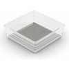Curver Organizér Curver® SISTEMO 6, priesvitný/sivý, 15x15x5 cm, do zásuvky