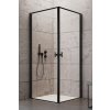RADAWAY NES BLACK KDD I FRAME 80cm ľavé dvere do kombinácie / sprchový kút rohový, profil čierny, sklo frame, 10021080-54-56L