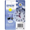 Epson T2704, 27 atramenty originál náhradný Epson C13T27044012 žltá; C13T27044012 - Epson 27 Yellow - originálny