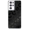 Picasee silikónový prehľadný obal pre Samsung Galaxy S21 Ultra 5G G998B - Midnight Leopard