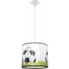 Sollux | Sollux SL.1428 - Detský luster na lanku FOOTBALL 1xE27/15W/230V pr. 30 cm | SLX1159