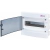 ECM12PT bytová rozvodnica 1x12 modul podomietková priehľadné dvierka IP40 001101011 ETI