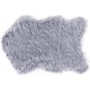 Bellatex Kožušina umelá - koberec sivá, 60 x 90 cm