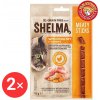 Shelma mäsové tyčinky bez obilnín s hydinovým a kurkumou 2× 15 g