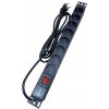 DATAWAY PDU Napájací panel 8x 230V, 1U, 19