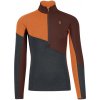 Karpos Federa Half-Zip Flíska Woodl.Gray/Mahogany/Vibr.Orange L