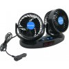 Ventilátor MITCHELL DUO na palubnú dosku s teplomerom - 12 V