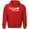 Harry - Espresso Patronum - Oversized mikina pánska Moon - kratšia + širšia - 2XL ( Červená )