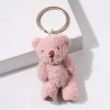 Prívesok na kľúče, chlpatý Macko - ružový (rôzne veľkosti) - Stredný macko (6,5 cm)