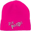 Čapica Sex Pistols - Logo, Unisex,Ružová,Univerzálna