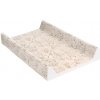 KikkaBoo Prebaľovacia podložka 50x70 cm Secret Garden Beige