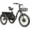 Elektrobicykel Leader Fox trojkolka CURTIS, model 2025 17,4 Ah / 626 Wh čierna
