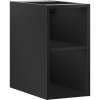 Mexen Box-A otvorená skrinka s policou 25 cm, čierna matná - 91AX2-0250-470-0-71