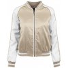 Urban Classics Dámska bomber bunda lesklo zlatá