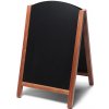 Jansen Display Reklamní áčko s křídovou tabulí 55x85, světle hnědá, 550 x 862 mm
