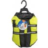 DUVO+ Plávajúca záchranná vesta pre psa XL 70cm čierna-žltá