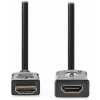 NEDIS predlžovací High Speed HDMI 2.0 kábel s ethernetom/ 4K@60Hz/ pozlátené konektory HDMI-HDMI/ čierny/ bulk/ 5m