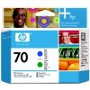 HP no 70 modrá a zelená tlačová hlava, C9408A